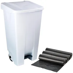 WELL HOME MOBILIARIO & DECORACIÓN Selective Container 120 litres   3 x Waste Bags of 10 Units