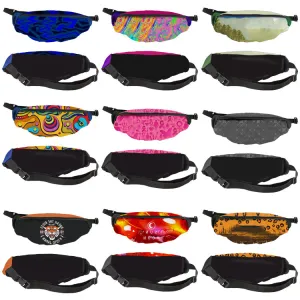 Wide Full Color Front Only Fanny Pack