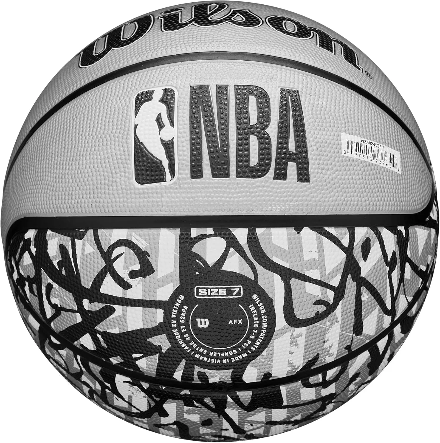 WILSON NBA Team Graffiti Basketballs - Size 7-29.5"