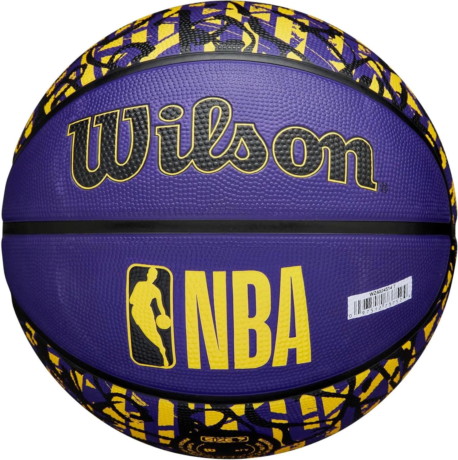 WILSON NBA Team Graffiti Basketballs - Size 7-29.5"