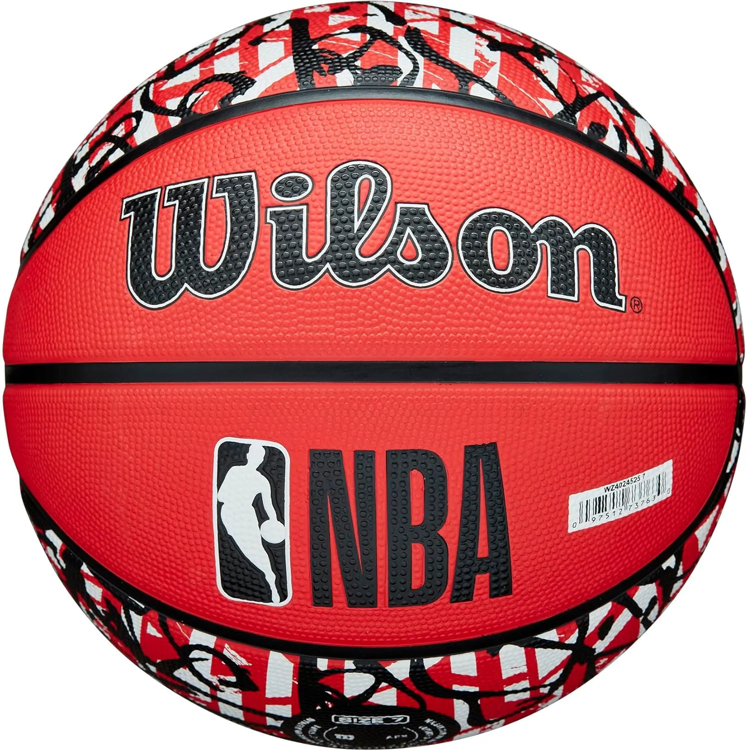WILSON NBA Team Graffiti Basketballs - Size 7-29.5"