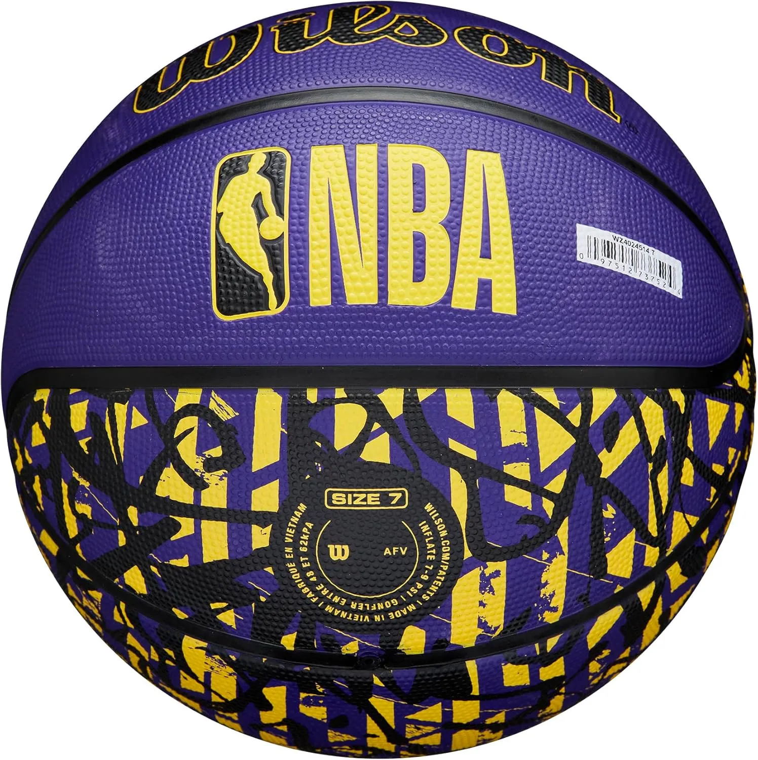 WILSON NBA Team Graffiti Basketballs - Size 7-29.5"