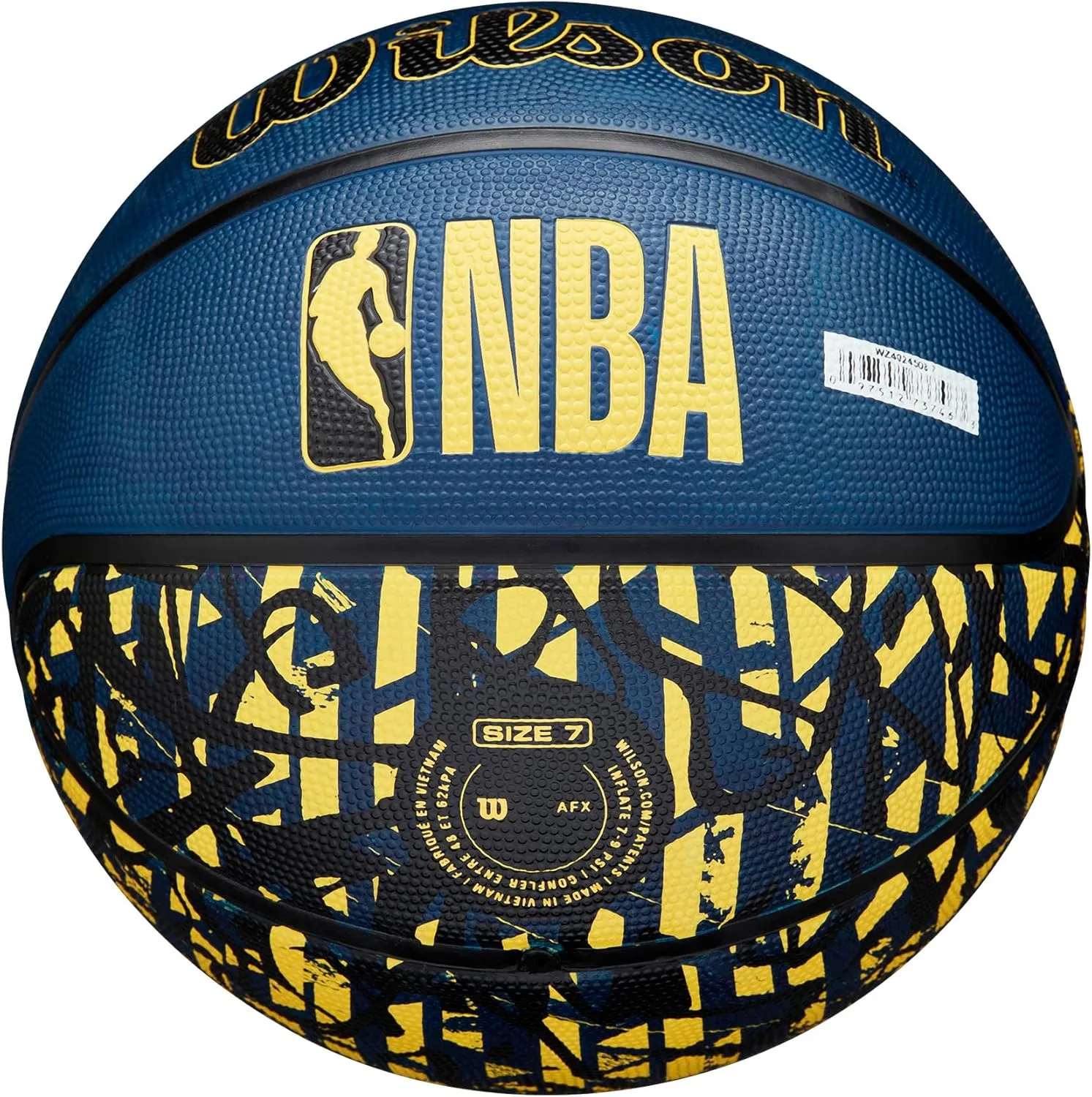 WILSON NBA Team Graffiti Basketballs - Size 7-29.5"