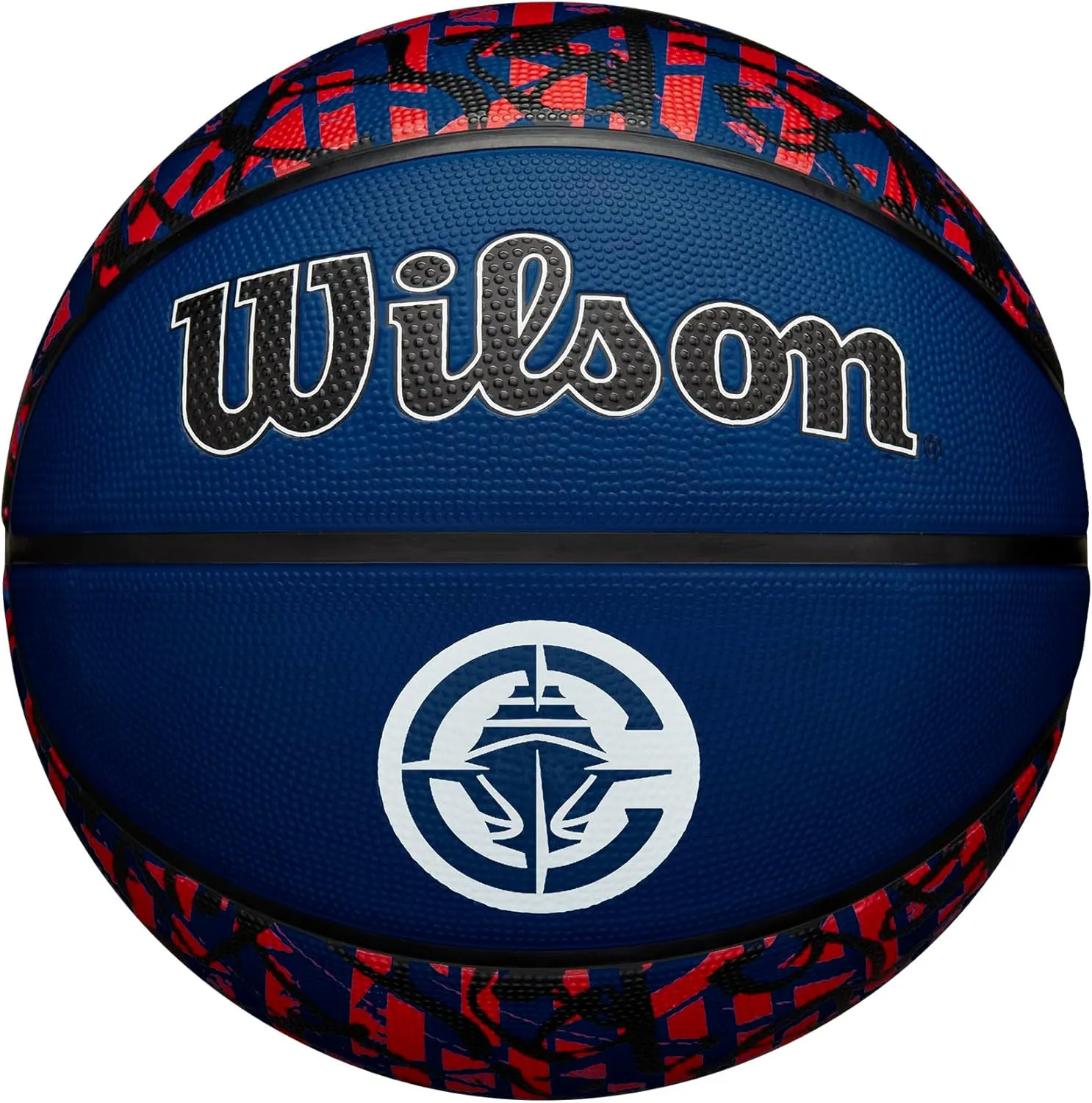 WILSON NBA Team Graffiti Basketballs - Size 7-29.5"