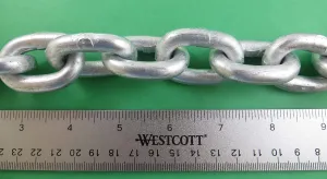 Windlass 5/16" x 10' ISO G4 Anchor Chain HDG with Galvanized Shackles