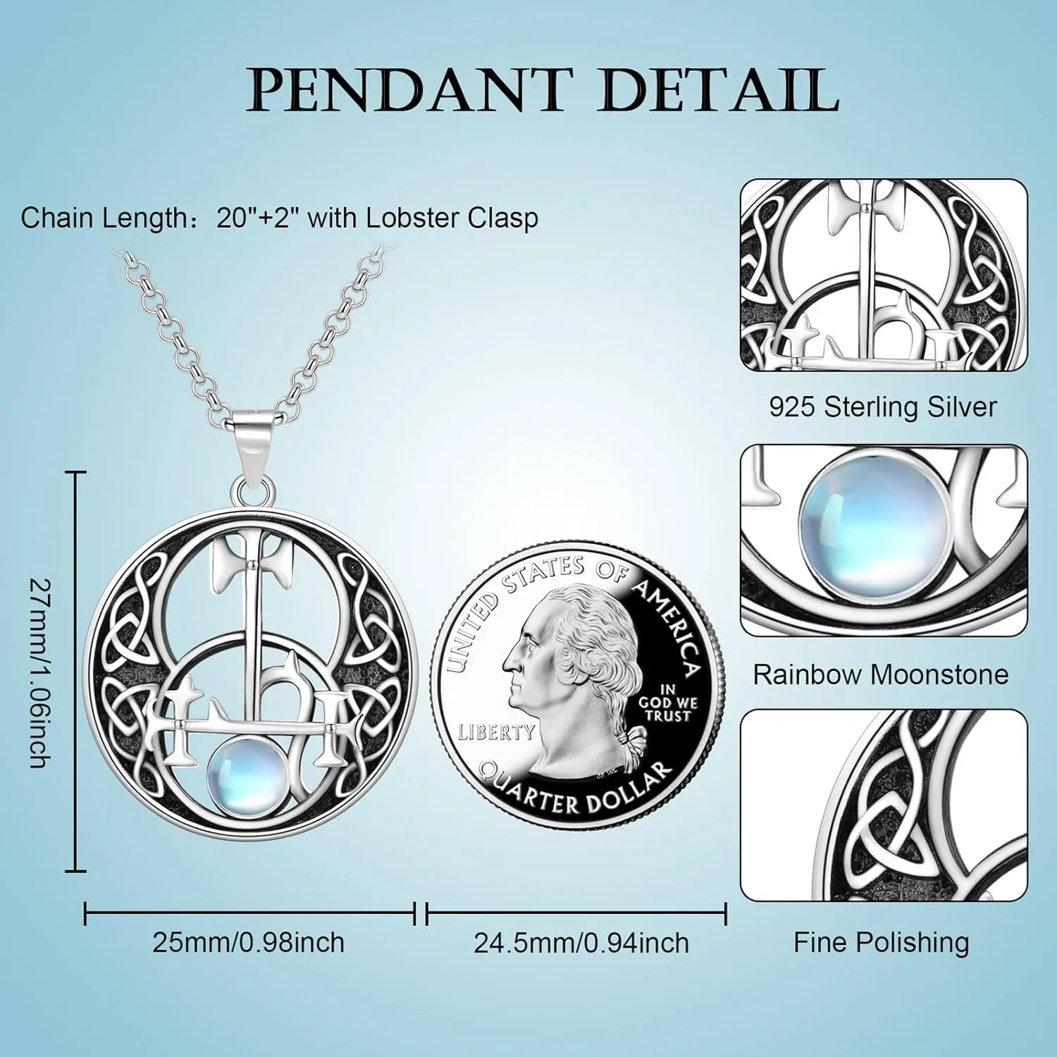 Witches Knot/Sigil of Lilith/Star of David Necklace 925 Sterling Silver Eye Necklace for Women & Girls Protection Amulet Necklace Evil Eye Witch Pendant Wiccan Jewelry Gifts