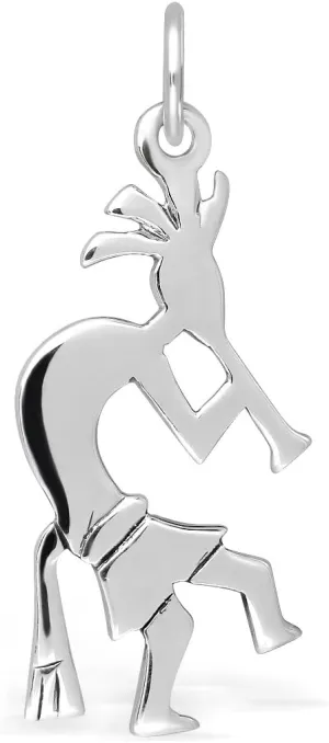 WithLoveSilver Sterling Silver Kokopelli Southwestern Pendant