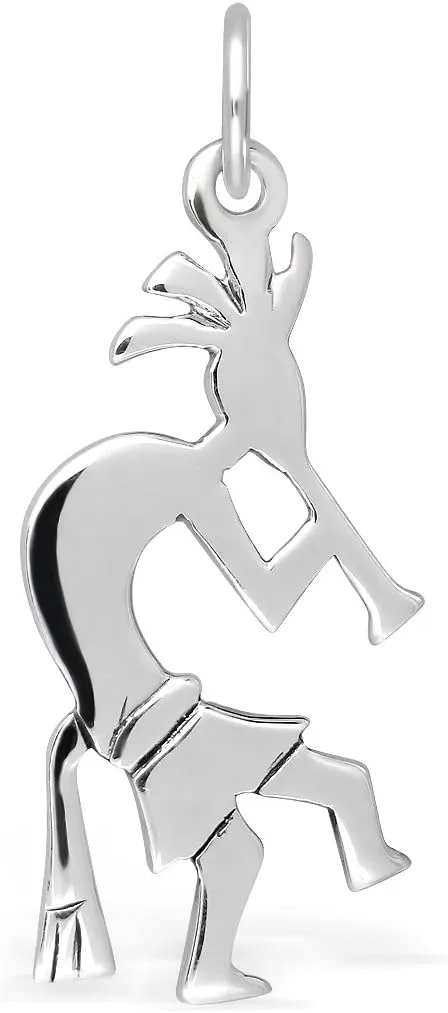 WithLoveSilver Sterling Silver Kokopelli Southwestern Pendant