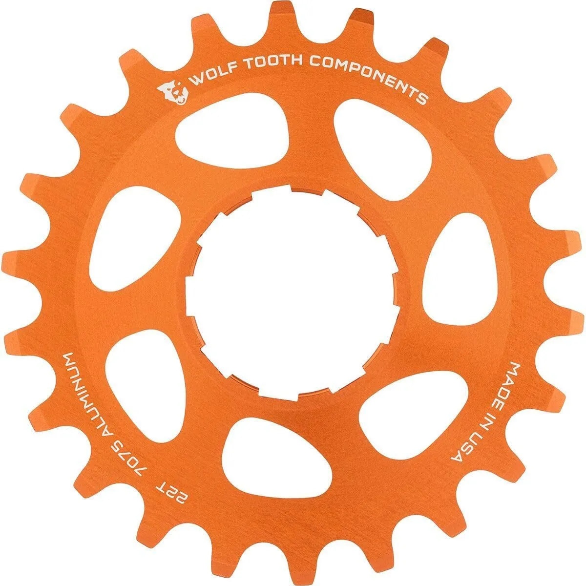 Wolf Tooth Aluminum Single Speed Cog Gold