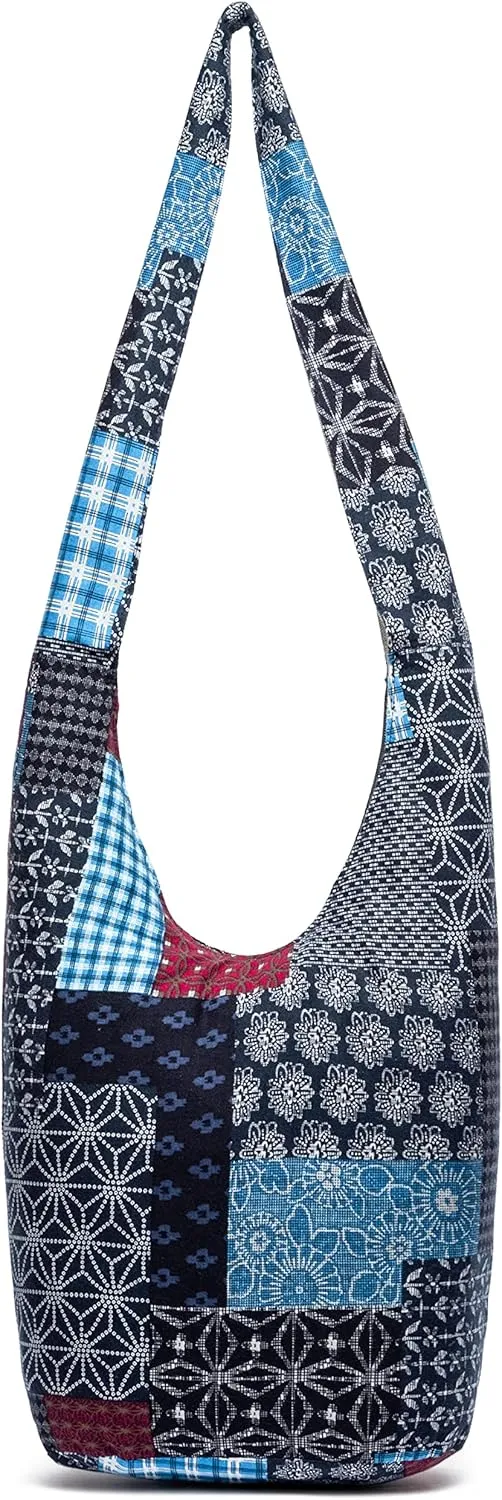 Women Shoulder Handbags Fashion canvas Hippie Crossbody Bags Bohemian Animal Prints Hobo Bags