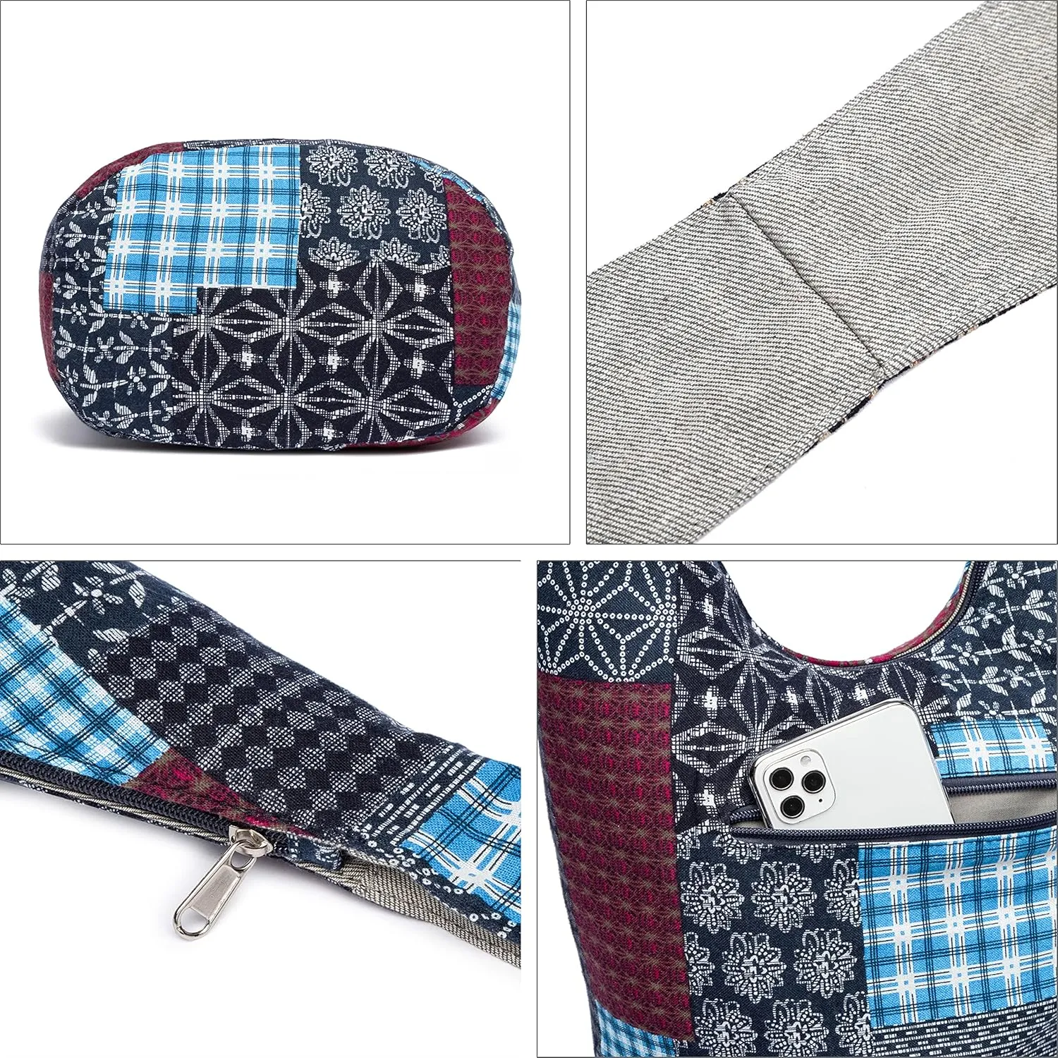 Women Shoulder Handbags Fashion canvas Hippie Crossbody Bags Bohemian Animal Prints Hobo Bags