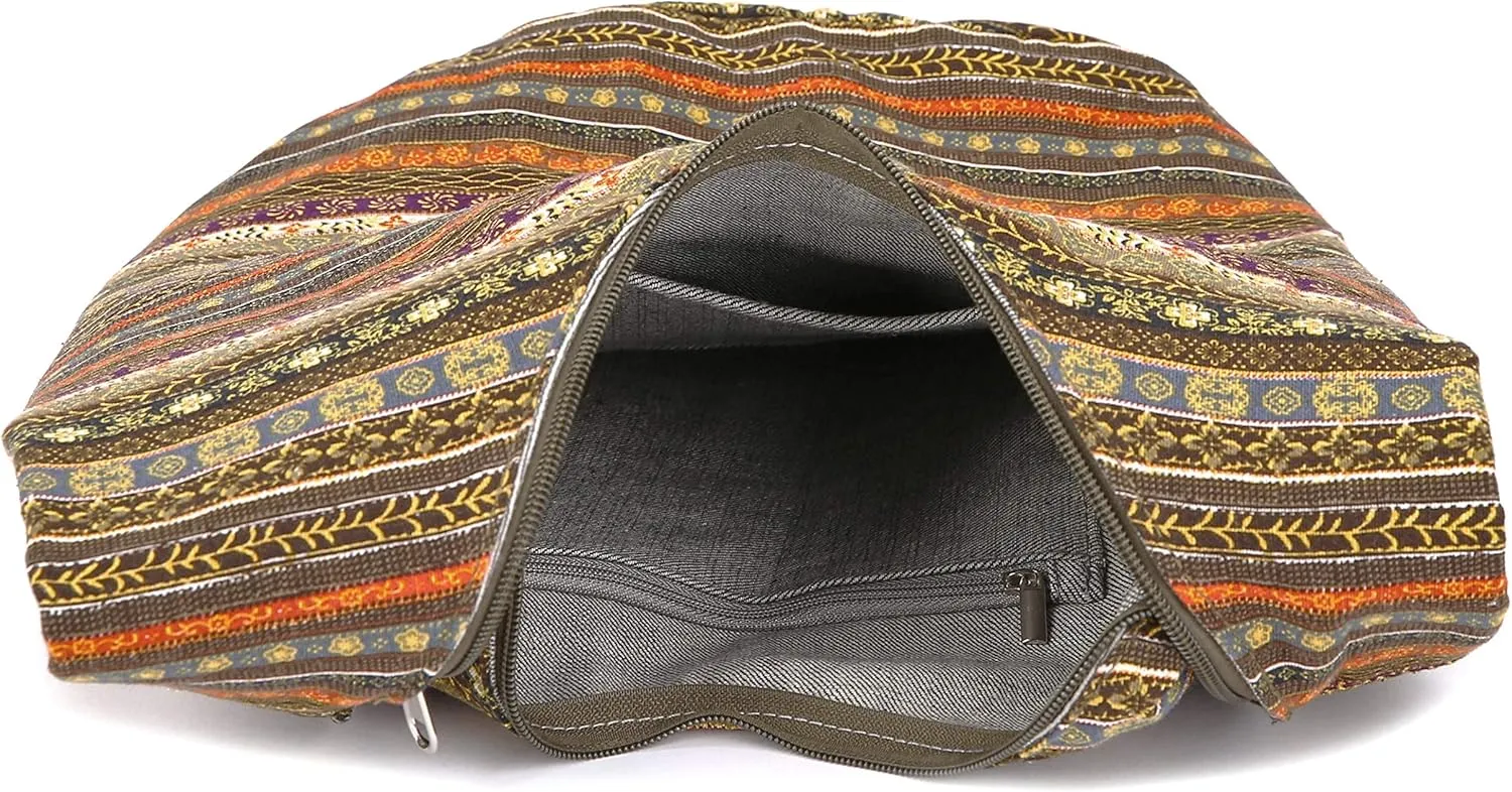 Women Shoulder Handbags Fashion canvas Hippie Crossbody Bags Bohemian Animal Prints Hobo Bags