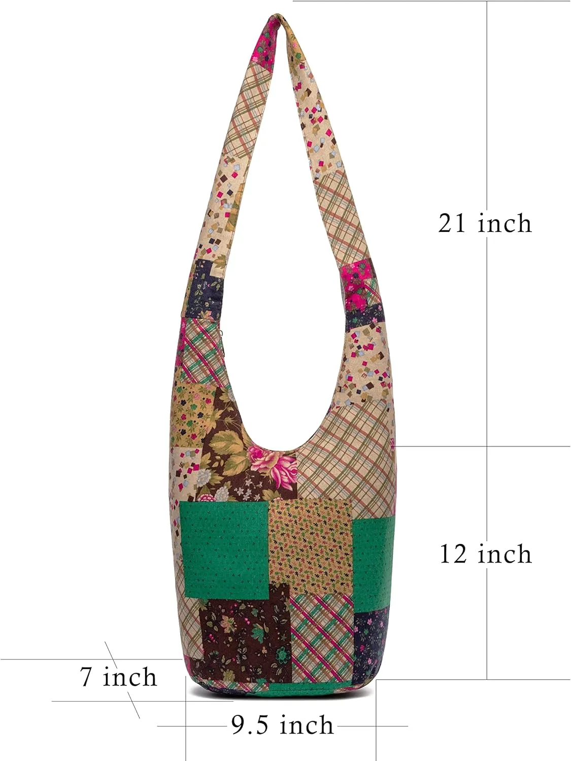 Women Shoulder Handbags Fashion canvas Hippie Crossbody Bags Bohemian Animal Prints Hobo Bags