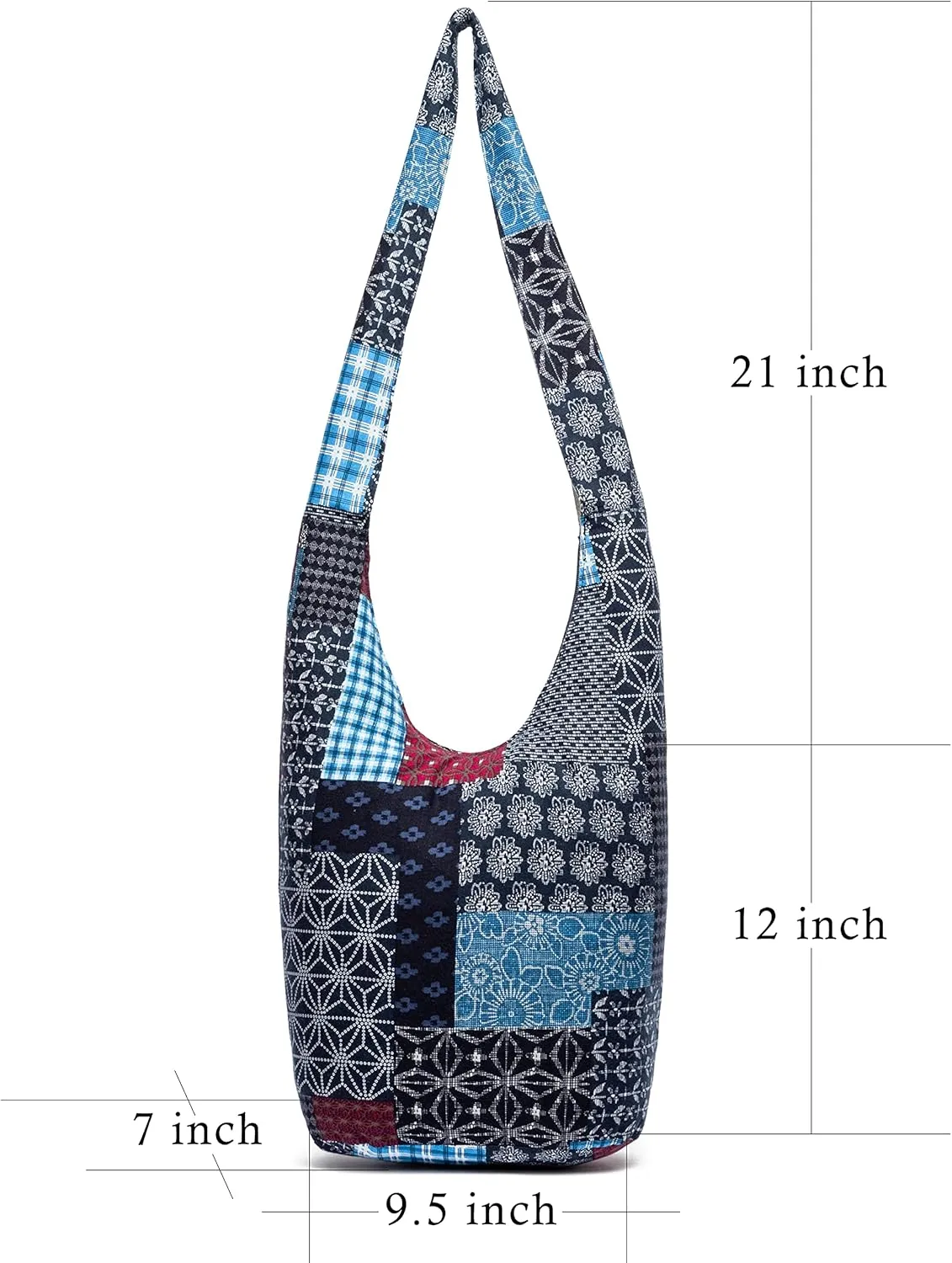 Women Shoulder Handbags Fashion canvas Hippie Crossbody Bags Bohemian Animal Prints Hobo Bags