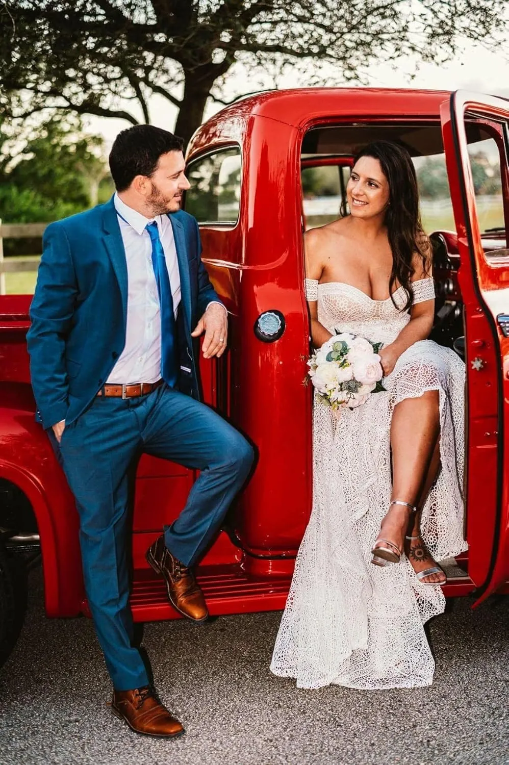 Women's Bohemian Wedding Dresses Sweetheart Mermaid Lace Bridal Gown