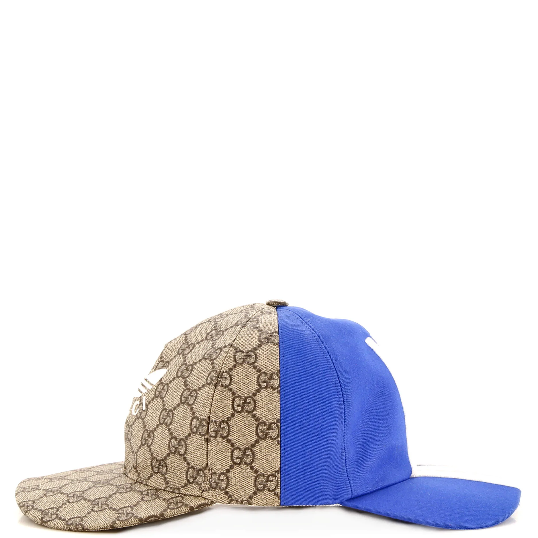 x adidas Double Sided Baseball Cap Embroidered GG Coated Canvas and Canvas