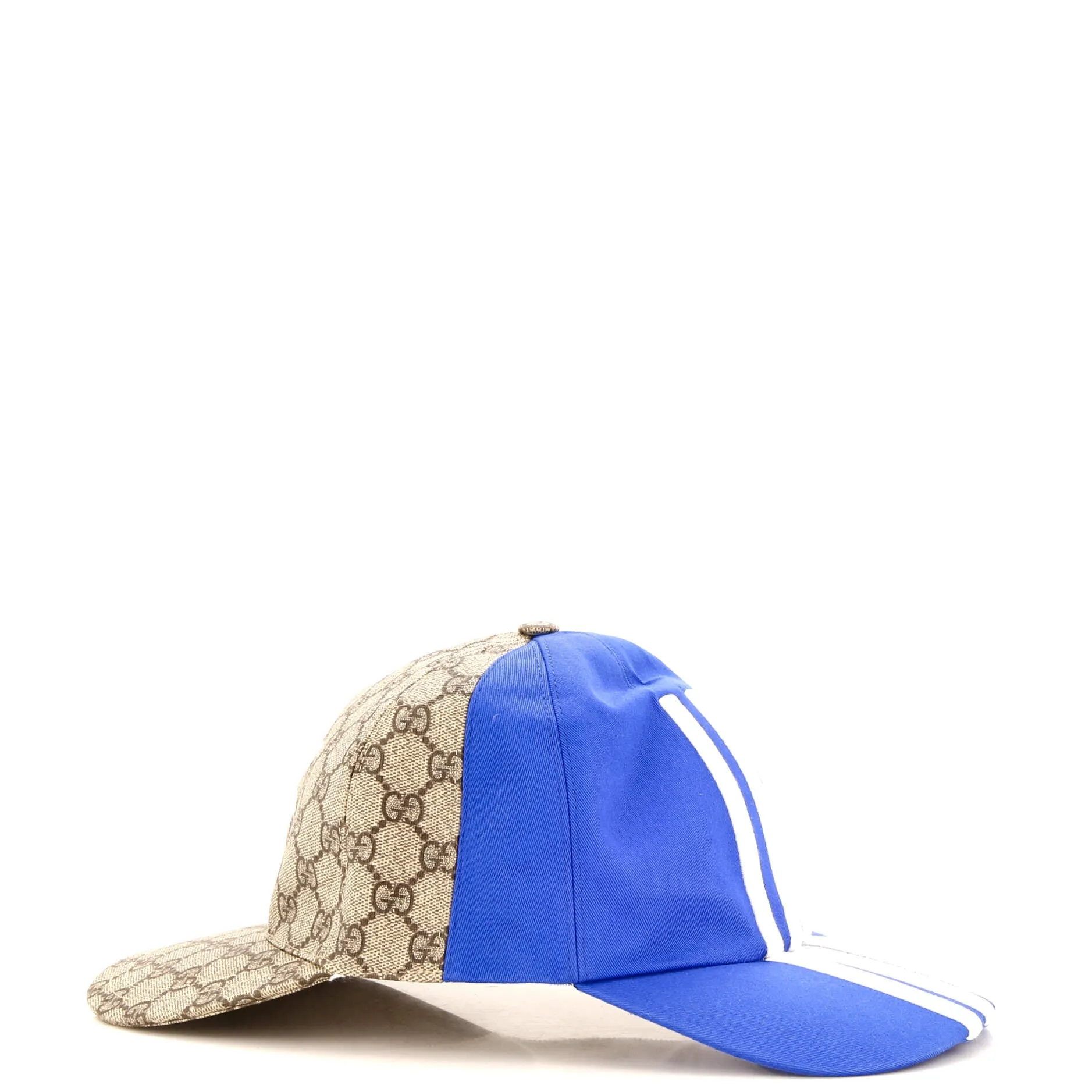 x adidas Double Sided Baseball Cap Embroidered GG Coated Canvas and Canvas