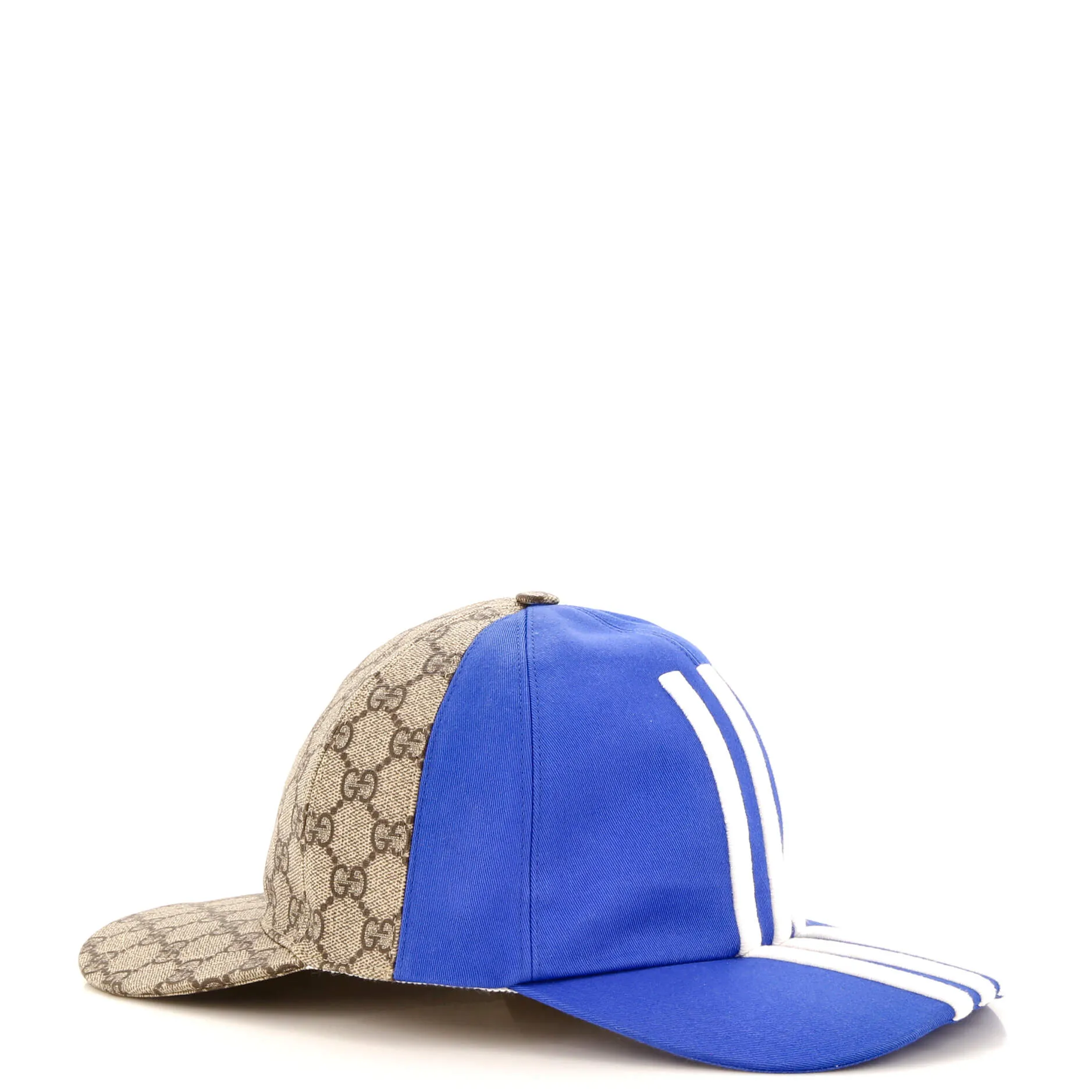 x adidas Double Sided Baseball Cap Embroidered GG Coated Canvas and Canvas