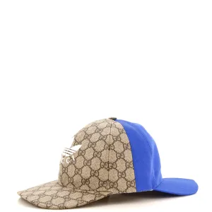 x adidas Double Sided Baseball Cap Embroidered GG Coated Canvas and Canvas