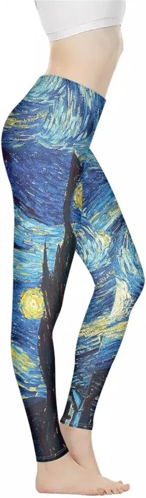 Xhuibop Women Yoga Pants Tummy Control Workout Leggings Stretch Fitness Tights Butt Lifting