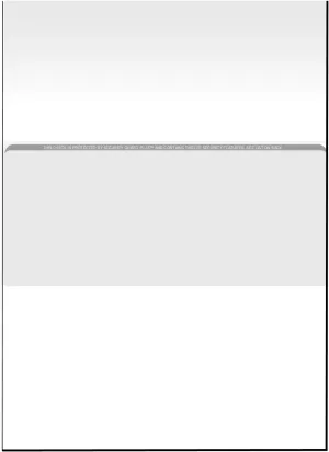 Zapco High-Security Check Paper, Off-White w Complex Background Pattern, 8-1/2" x 11", Microperfed with 1-Up Check, 12 Security Features - PACK OF 250 SHEETS